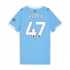 Manchester City Phil Foden #47 Hjemmedrakt Kvinner 2025-26 Kortermet
